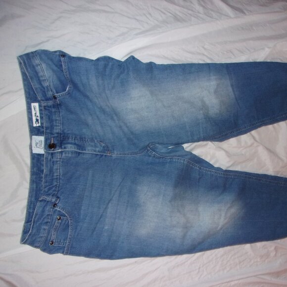 size 22w 22 w plus sized stretch bue jean twenty two denim pants womens - Picture 3 of 5